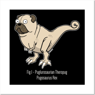 Pug rex Posters and Art